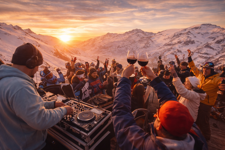 SUNSET COM DJ NAS CORDILHEIRAS